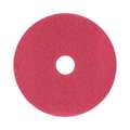 Boardwalk Buffing Floor Pads, 18" Diameter, Red, PK5 BWK4018RED